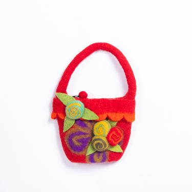 100% pure wool felt handbag/Felt handbag